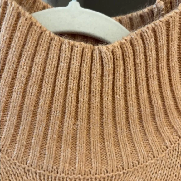 Women’s high neck Tan Sweater/Sweater Dress - Picture 6 of 9